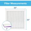 imageFiltrete 10x20x1 AC Furnace Air Filter MERV 12 MPR 1500 CERTIFIED asthma ampamp allergy friendly 3 Month Pleated 1Inch Electrostatic Air Cleaning Filter 6Pack Actual Size 981x1981x078 in22x22x1