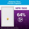 imageFiltrete 12x12x1 Smart Replenishable AC Furnace Air Filter MPR 1500 Allergen Bacteria ampamp Virus 2Pack exact dimensions 1184 x 1184 x 1