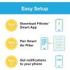 imageFiltrete 12x12x1 Smart Replenishable AC Furnace Air Filter MPR 1500 Allergen Bacteria ampamp Virus 2Pack exact dimensions 1184 x 1184 x 1