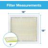 imageFiltrete 14x14x1 Air Filter MPR 600 MERV 7 Clean Living Dust Reduction 3Month Pleated 1Inch Air Filters 6 FiltersWhite