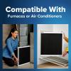 imageFiltrete 20x20x1 Air Filter MPR 1200 MERV 11 Allergen Defense Odor Reduction 3Month Pleated 1Inch Air Filters 6 Filters14x24x1