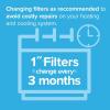 imageFiltrete 20x20x1 Air Filter MPR 1200 MERV 11 Allergen Defense Odor Reduction 3Month Pleated 1Inch Air Filters 6 Filters20x25x1