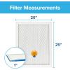 imageFiltrete 20x25x1 Smart Air Filter MPR 1900 MERV 13 1Inch Premium Allergen Bacteria and Virus Air Filters for ACs and Furnaces 2 Filters