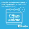 imageFiltrete 20x25x5 AC Furnace Air Filter MPR 1000 MERV 11 Fits Lennox Devices Allergen Defense Electrostatic Air Cleaning Filter 2Pack actual size 1963 x 2475 x 431 in
