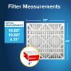 imageFiltrete Electrostatic Deep Pleat Air Filter 1000 MPR 20 in x 25 in x 4 in  4 Units per Case20x20x4