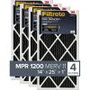 imageFiltrete 14x25x1 Air Filter MPR 1200 MERV 11 Allergen Defense Odor Reduction 3Month Pleated 1Inch Air Filters 6 Filters