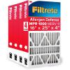 imageFiltrete Electrostatic Deep Pleat Air Filter 1000 MPR 20 in x 25 in x 4 in  4 Units per Case16x25x4