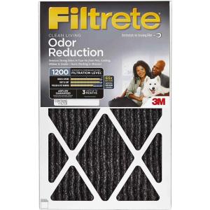 imageFiltrete 14x25x1 Air Filter MPR 1200 MERV 11 Allergen Defense Odor Reduction 4Pack exact dimensions 1381x2481x08116x25x1