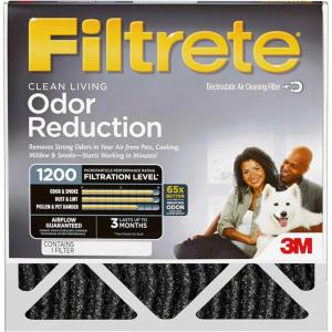 imageFiltrete 14x25x1 Air Filter MPR 1200 MERV 11 Allergen Defense Odor Reduction 4Pack exact dimensions 1381x2481x08120x20x1