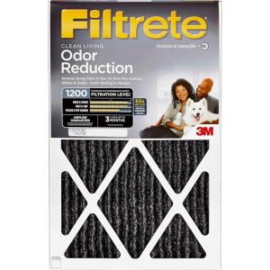 imageFiltrete 16x20x1 Air Filter MPR 1200 MERV 11 Allergen Defense Odor Reduction 4Pack exact dimensions 1569x1969x081
