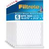 imageFiltrete 19875 x 215 x 1 AC Furnace Air Filter MERV 13 MPR 1900 Premium Allergen Bacteria ampamp Virus Filter 3Month Pleated 1Inch Electrostatic Air Cleaning Filter 6Pack