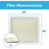 imageFiltrete 14x14x1 AC Furnace Air Filter MERV 5 MPR 300 Capture Unwanted Particles 3Month Pleated 1Inch Electrostatic Air Cleaning Filter 6Pack Actual Size1381x1381x081 in14 x 14 x 1