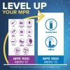 imageFiltrete 16x25x5 AC Furnace Air Filter MERV 13 MPR 1900 Fits TrionAirBear CERTIFIED Asthma ampamp Allergy Friendly Premium Allergen Bacteria ampamp Virus 2Pack Actual Size 1575 x 2413 x 488 in