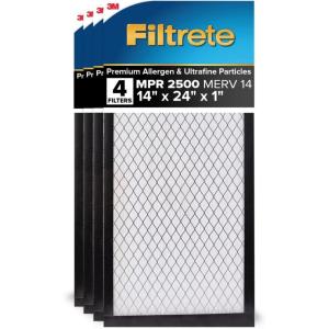 imageFiltrete High Performance Air Filter 2500 MPR 14 in x 24 in x 1 in 4 Units per Case