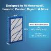 imageFiltrete 16x25x4 Refillable Air Filter Starter Kit MPR 1550 MERV 12 1 Reusable Air Filter Frame ampamp 2 Air Filters Fits Honeywell ampamp Lenox Allergen Bacteria ampamp Virus actual size 1588 x 2462 x 425