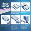 imageFiltrete 16x25x4 Refillable Air Filter replacement MPR 1550 MERV 12 Allergen Bacteria ampamp Virus 2 Pack use with reusable air filter frame of Filtrete Refillable Air Filter Kit for HVAC Furnace