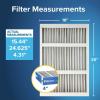 imageFiltrete 20x25x4 AC Furnace Air Filter MERV 13 MPR 1900 Fits Honeywell CERTIFIED Asthma ampamp Allergy Friendly Premium Allergen Bacteria ampamp Virus 2Pack Actual Size 1975 x 2462 x 431 in94 x 161 x 257
