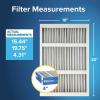 imageFiltrete 20x25x4 AC Furnace Air Filter MERV 13 MPR 1900 Fits Honeywell CERTIFIED Asthma ampamp Allergy Friendly Premium Allergen Bacteria ampamp Virus 2Pack Actual Size 1975 x 2462 x 431 in94 x 166 x 209