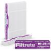 imageFiltrete 16x25x4 Refillable Air Filter replacement MPR 1550 MERV 12 Allergen Bacteria ampamp Virus 2 Pack use with reusable air filter frame of Filtrete Refillable Air Filter Kit for HVAC Furnace