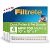 imageFiltrete 20x24x1 AC Furnace Air Filter MPR 700 MERV 8 Tough on Pollen Easy on Airflow 3Month Pleated 1Inch Electrostatic Air Cleaning Filter 4Pack Actual Size 1981 x 2381 x 081 in10 x 10 x 1