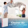 imageFiltrete 20x25x4 Refillable Air Filter replacement MPR 1000 MERV 11 Allergen Defense 2 Pack use with reusable air filter frame of Filtrete Refillable Air Filter Kit 20x25x4 for HVAC Furnace AC