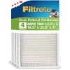 imageFiltrete 20x23x1 AC Furnace Air Filter MPR 700 MERV 8 Tough on Pollen Easy on Airflow 3Month Pleated 1Inch Electrostatic Air Cleaning Filter 4Pack Actual Size 1969 x 2269 x 081 inWhite