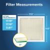 imageFiltrete 10x24x1 AC Furnace Air Filter MPR 700 MERV 8 Tough on Pollen Easy on Airflow 3Month Pleated 1Inch Electrostatic Air Cleaning Filter 4Pack Actual Size 981 x 2369 x 081 in175x175x1