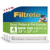 imageFiltrete 10x24x1 AC Furnace Air Filter MPR 700 MERV 8 Tough on Pollen Easy on Airflow 3Month Pleated 1Inch Electrostatic Air Cleaning Filter 4Pack Actual Size 981 x 2369 x 081 in23x23x1