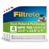 imageFiltrete 10x24x1 AC Furnace Air Filter MPR 700 MERV 8 Tough on Pollen Easy on Airflow 3Month Pleated 1Inch Electrostatic Air Cleaning Filter 4Pack Actual Size 981 x 2369 x 081 in235x235x1