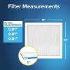 imageFiltrete 10x10x1 AC Furnace Air Filter MERV 13 MPR 1900 Premium Allergen Bacteria ampamp Virus Filter 3Month Pleated 1Inch Electrostatic Air Cleaning Filter 6Pack Actual Size 981x981x081 in