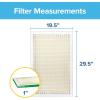 imageFiltrete 175x235x1 AC Furnace Air Filter MPR 700 MERV 8 Tough on Pollen Easy on Airflow 3Month Pleated 1Inch Electrostatic Air Cleaning Filter 4Pack Actual Size 1719 x 2319 x 081 in195x295x1