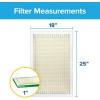 imageFiltrete 175x235x1 AC Furnace Air Filter MPR 700 MERV 8 Tough on Pollen Easy on Airflow 3Month Pleated 1Inch Electrostatic Air Cleaning Filter 4Pack Actual Size 1719 x 2319 x 081 in18x25x1