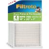 imageFiltrete 175x235x1 AC Furnace Air Filter MPR 700 MERV 8 Tough on Pollen Easy on Airflow 3Month Pleated 1Inch Electrostatic Air Cleaning Filter 4Pack Actual Size 1719 x 2319 x 081 in18x20x1