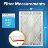 imageFiltrete 16x16x1 AC Furnace Air Filter MERV 11 MPR 1000 Micro Allergen Defense 3Month Pleated 1Inch Electrostatic Air Cleaning Filter 4Pack Actual Size 1581 x 1581 x 081 in20x25x1