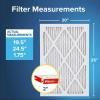 imageFiltrete 16x16x1 AC Furnace Air Filter MERV 11 MPR 1000 Micro Allergen Defense 3Month Pleated 1Inch Electrostatic Air Cleaning Filter 4Pack Actual Size 1581 x 1581 x 081 in20x25x2