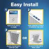 imageFiltrete 16x16x1 AC Furnace Air Filter MERV 11 MPR 1000 Micro Allergen Defense 3Month Pleated 1Inch Electrostatic Air Cleaning Filter 4Pack Actual Size 1581 x 1581 x 081 in18x18x1