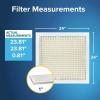 imageFiltrete 14x36x1 AC Furnace Air Filter MPR 700 MERV 8 Tough on Pollen Easy on Airflow 3Month Pleated 1Inch Electrostatic Air Cleaning Filter 6Pack Actual Size 1381 x 3581 x 081 in24x24x1