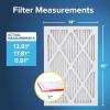 imageFiltrete 14x18x1 AC Furnace Air Filter MERV 11 MPR 1000 Micro Allergen Defense 3Month Pleated 1Inch Electrostatic Air Cleaning Filter 6 Pack Actual Size 1381 x 1781 x 081 in