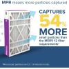 imageFiltrete 20x25x6 AC Furnace Air Filter MPR 1550 MERV 12 Fits Honeywell CERTIFIED Asthma ampamp Allergy Friendly Electrostatic Air Cleaning Filter 2Pack Actual Size 1975x2425x6 in
