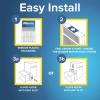 imageFiltrete 20x25x6 AC Furnace Air Filter MPR 1550 MERV 12 Fits Honeywell CERTIFIED Asthma ampamp Allergy Friendly Electrostatic Air Cleaning Filter 2Pack Actual Size 1975x2425x6 in