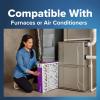 imageFiltrete 20x25x6 AC Furnace Air Filter MPR 1550 MERV 12 Fits Honeywell CERTIFIED Asthma ampamp Allergy Friendly Electrostatic Air Cleaning Filter 2Pack Actual Size 1975x2425x6 in