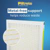 image:imageFiltrete 12x20x1 AC Furnace Air Filter MPR 700 MERV 8 Tough on Pollen Easy on Airflow 3Month Pleated 1Inch Electrostatic Air Cleaning Filter 6Pack Actual Size 1181 x 1981 x 081 in24x24x1