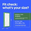 image:imageFiltrete 20x25x2 Air Filter MERV 8 MPR 700 Dust Pollen amp Pet Dander 3Month AC and Furnace Filters Cleaner Air Reliable Airflow 12 HVAC Filters Actual Size 195 x 245 x 175 in12x24x2