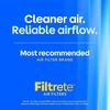 image:imageFiltrete 20x25x2 Air Filter MERV 8 MPR 700 Dust Pollen amp Pet Dander 3Month AC and Furnace Filters Cleaner Air Reliable Airflow 12 HVAC Filters Actual Size 195 x 245 x 175 in20x30x2