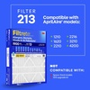 image:imageFiltrete 20x25x4 Air Filter Replaces AprilAire 213 Filters MERV 13 MPR 1900 Allergens Bacteria Viruses amp Air Pollutants 12Month ACFurnace Filters Cleaner Air Reliable Airflow 1 HVAC Filter