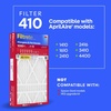 image:imageFiltrete 410 Air Filter AprilAire 410 Replacement Filters MERV 11 MPR 1000 Allergens amp Pet Dander 12Month ACFurnace Filters Cleaner Air Reliable Airflow 1 HVAC Filter