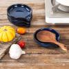 imageCeramic Spoon Ladle Rest Coffee  VICRAYS Kitchen Stove Spoon Holder Spatula Cooking Accessories Farmhouse Utensil Rest Stove Spatula Decor for Countertop  Dishwasher Safe 52 Inches Blue Set of 4