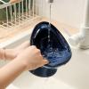 imageVicrays Ceramic Cat Bowl Set  Cat Food Feeding Bowls for Indoor Cats Whisker Friendly Cute Cat Dish Cat Plates Microwave Dishwasher Safe 2 Pack 11 oz 64 inch Blue