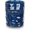 imagevicrays Ceramic Kitchen Utensil Holder  7quot Large Ceramic Farmhouse Kitchen Decor Cooking Organizer  Wooden Spoon Spatula Crock for Stove Top and Countertop  Starry Blue