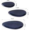 imagevicrays Large Oval Serving Platters 16quot14quot10quot Porcelain Serving Platters for Party BBQStackable Serving Trays Serving Plates for Appetizers Sushi Restaurant Dessert Set of 3 BlueBlue